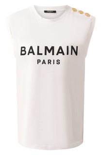 Хлопковый топ Balmain