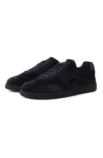Замшевые кеды Santoni