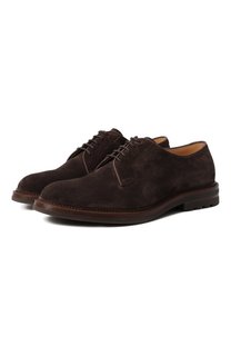 Замшевые дерби Brunello Cucinelli