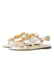 Кожаные сандалии Bianca Dolce & Gabbana