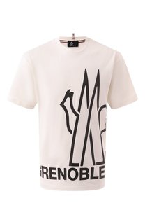 Хлопковая футболка Moncler Grenoble