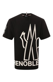 Хлопковая футболка Moncler Grenoble