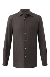 Хлопковая рубашка Kiton