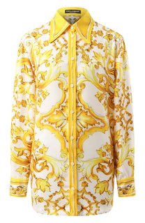 Шелковая блузка Dolce & Gabbana