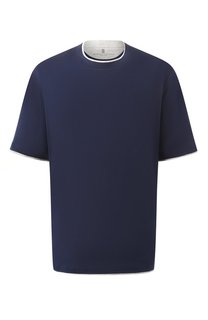 Хлопковая футболка Brunello Cucinelli