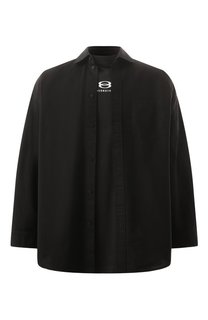 Хлопковая рубашка Balenciaga