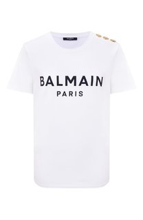 Хлопковая футболка Balmain