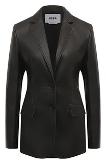 Жакет из экокожи MSGM