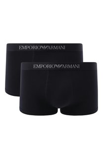 Комплект из двух хлопковых боксеров Emporio Armani