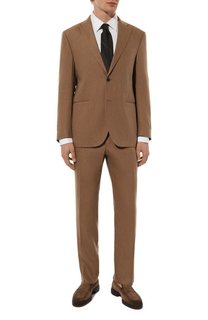 Костюм изо льна и шерсти Corneliani