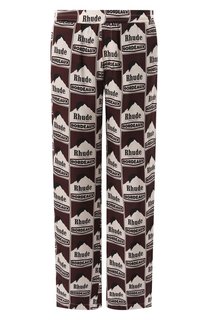 Брюки из вискозы Rhude