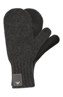 Кашемировые варежки Emporio Armani