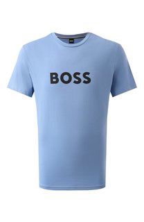 Хлопковая футболка BOSS