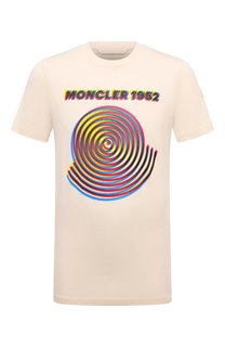 Хлопковая футболка Moncler