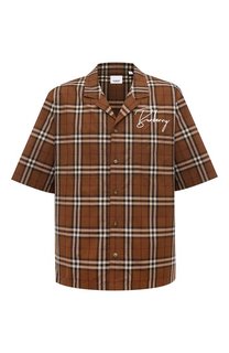 Хлопковая рубашка Burberry