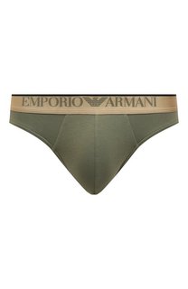 Хлопковые брифы Emporio Armani