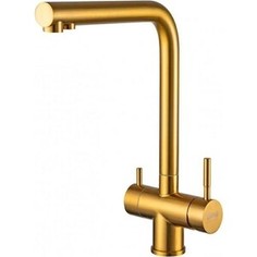 Смеситель для кухни ZorG Inox с подключением фильтра, бронза (SZR-2020 BRONZE)