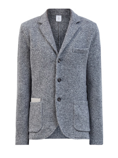 Блейзер в стиле sprezzatura из шерстяной и кашемировой пряжи Eleventy
