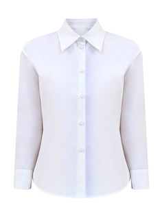 Рубашка из хлопкового поплина organic с укороченными рукавами Jil Sander
