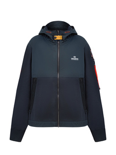 Комбинированная толстовка Trident с капюшоном и фирменным брелоком Parajumpers