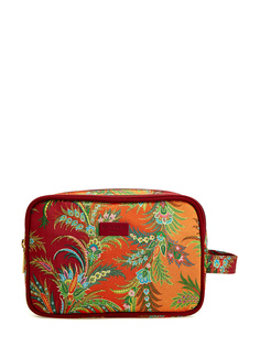 Несессер с принтом пейсли и двумя отделениями на молниях Etro