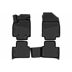 Коврики 3D в салон подходят для HAVAL H3 2024 - 4шт. (полиуретан) / Хавал Х3 Element