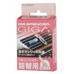 Запасной элемент для ароматизатора на кондиционер EIKOSHA Giga V-90 PINK SHOWER (Розовый дождь)