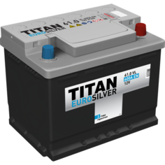 Аккумулятор автомобильный TITAN Euro Silver 61 Ач обратная полярность