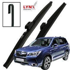 Дворники Subaru Forester (4) SJ / S13 / Субару Форестер 2012 2013 2014 2015 2016 Щетки стеклоочистителя зимние LYNXauto 650мм-430мм к-т 2шт.