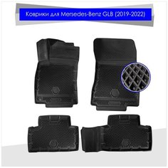 Коврик салона Mersedes-Benz GLB (2019-2022) EVA 3D Premium Delform