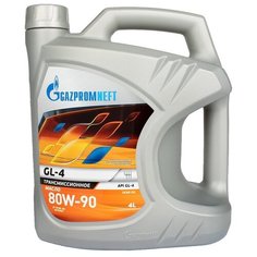 Масло трансмиссионное Газпромнефть GL-4, 80W-90, 4 л, 1 шт.