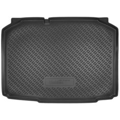 Коврик в багажник NorPlast NPL-P-81-10 для Skoda Fabia 2007-2015 г. черный 1