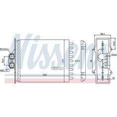 Радиатор печки opel vectra b nissens арт. 72657 - NISSENS арт. b80adc2ac7016ac769d9