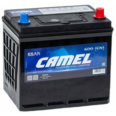 Аккумулятор автомобильный Camel Asia 75D23L 65 А/ч 600 А обр. пол. Азия авто (232х173х225) с бортиком