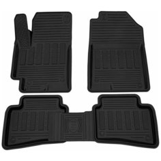 Коврики в салон резиновые для Hyundai Solaris (17-Н. В.), Rezkon