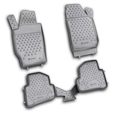 Комплект ковриков в салон ELEMENT NLC.45.06.210kh для Honda Element, Skoda Fabia с 2007 г., 4 шт. черный 4