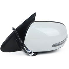 Зеркало левое белое совместимое с Mitsubishi Outlander 3 2012-2021 7632B347 Noname