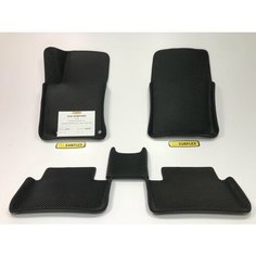 EVA Коврики в салон автомобиля Kia Ceed 3 с бортами (черный; красный кант) / Ева коврики Киа Сид 3 с бортами Нет бренда