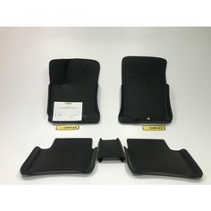 EVA Коврики в салон автомобиля КИА РИО 3 с бортами (черный; черный кант) / Ева коврики KIA RIO 3 в салон с бортами Нет бренда