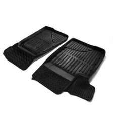 Резиновые 3D Standart коврики в салон SRTK для Chevrolet Niva (2002-), передние