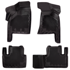 Коврики для Lada (ВАЗ) 2110-2112 (1995-2014) Standard ("EVA 3D") в cалон Delform