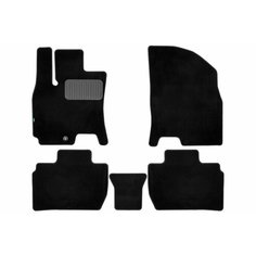 Коврики в салон Klever Premium BAIC U5 2023-, сед, 5шт. (текстиль) / Ю5 Клевер