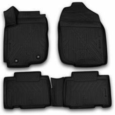 Коврики 3D в салон TOYOTA Rav 4, 2013-2019, 4 шт. (полиуретан), Тойота Рав 4 Element