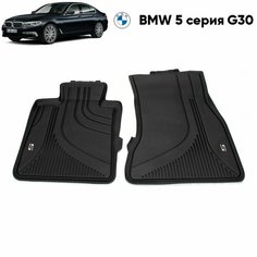 Коврики BMW 5 G30 / G31 / M5 F90 передние всепогодные (с низким бортом)