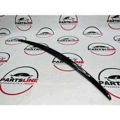 Лип спойлер черный лак на Лада Гранта ФЛ седан Parts Line