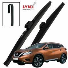 Дворники Nissan Murano (3) Z52 / Ниссан Мурано 2016 2017 2018 2019 2020 2021 2022 Щетки стеклоочистителя зимние LYNXauto 650мм-450мм к-т 2шт.