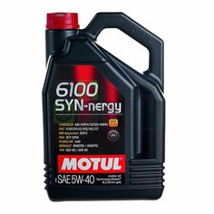 Масло моторное MOTUL 6100 SYN-NERGY 5W40 синтетика 4 л 111862