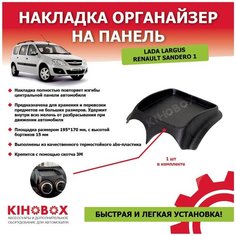 Накладка органайзер для Лада Ларгус, Сандеро 1 - Tolplastik