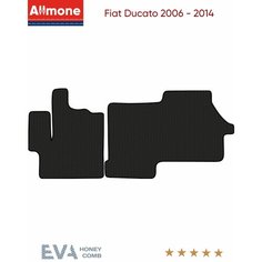 Коврики в салон ЭВА Allmone для Fiat Ducato 3 (250) 2006 - 2014, черные, 2шт. / Фиат Дукато
