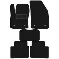 Коврики Allmone "Standart" для Geely Tugella FY11 I (HPBA4) (2019 - Н. В.), черные, 5 шт. / Джили Тугеллу